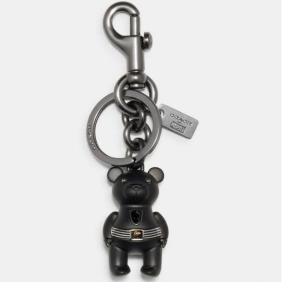 COACH Marvel Black Panther Bear Bag Charm, NWT - Picture 7 of 7